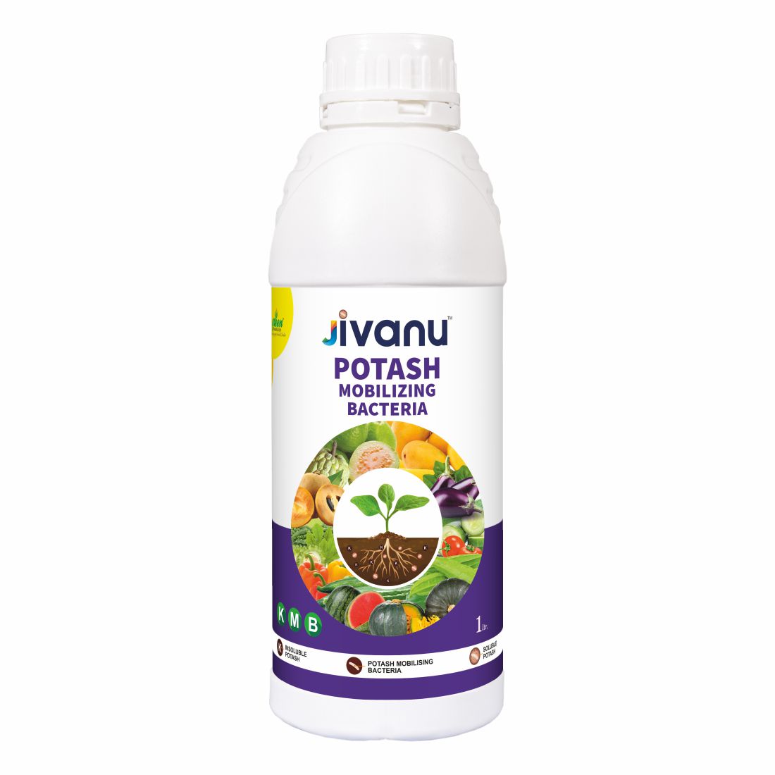 Jivanu KMB Potassium Solubilizing and Mobilizing Bacteria Liquid 1 lit