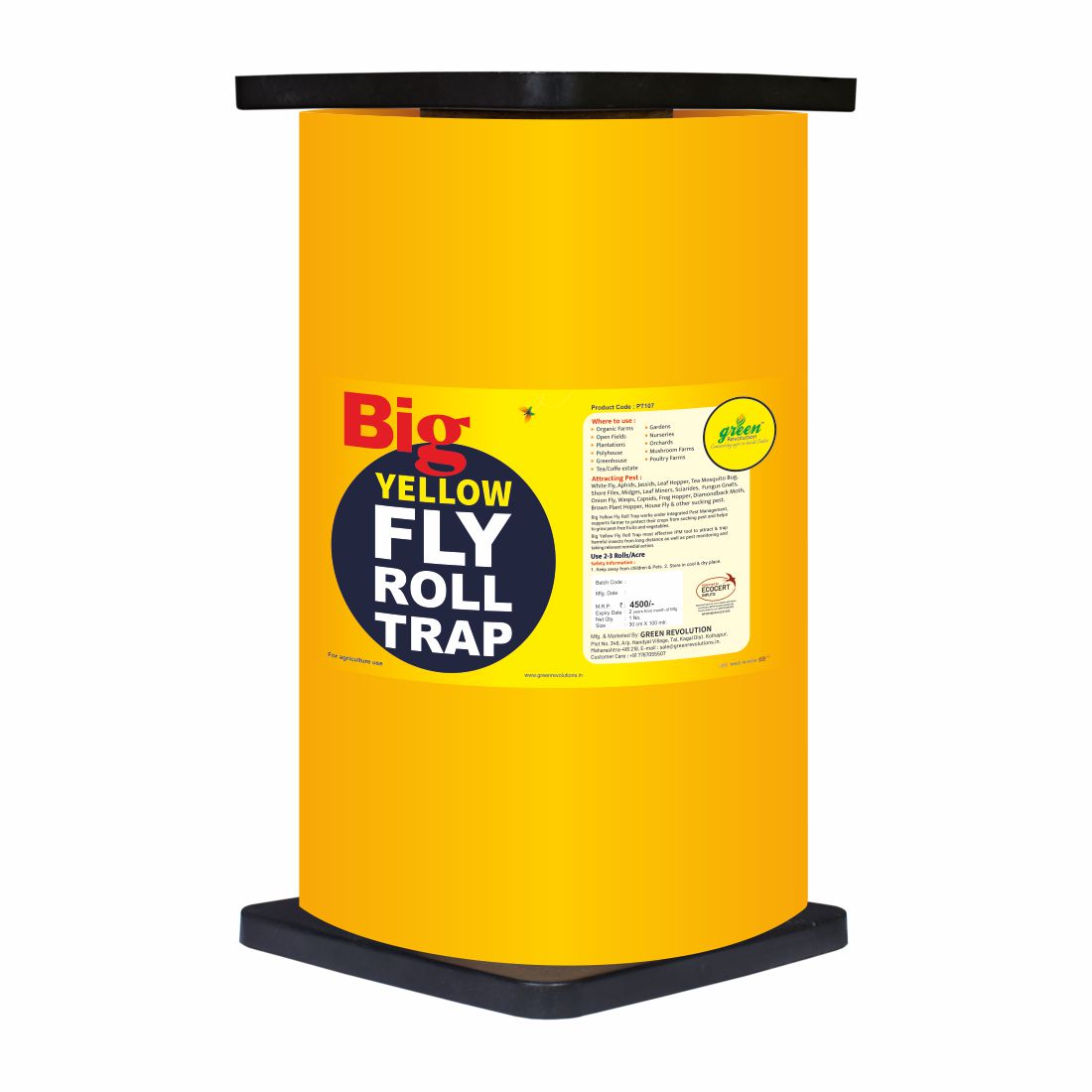Yellow Sticky Rolls Big| Yellow Sticky Roll for Polyhouse,Nurseries,Tea Gardens