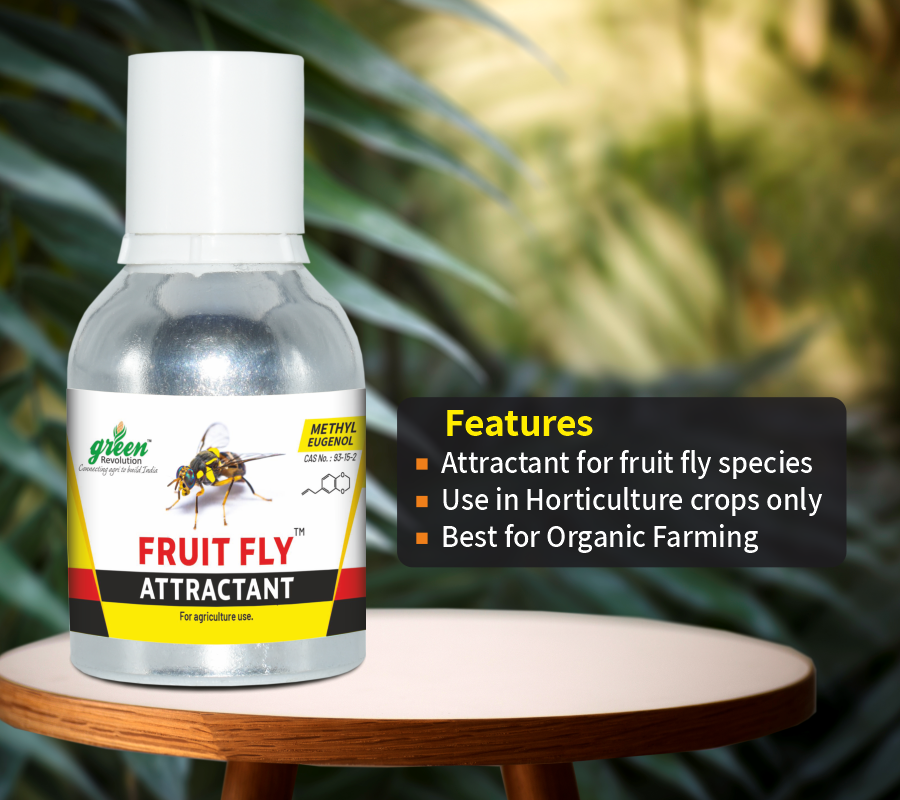 Fruit Fly Attractant | Fruit Fly Attractant for Bactrocera dorsalis, Bactrocera zonata Bactrocera correcta | Long-Lasting Attractant for Mango, Guava  Fruit Crops